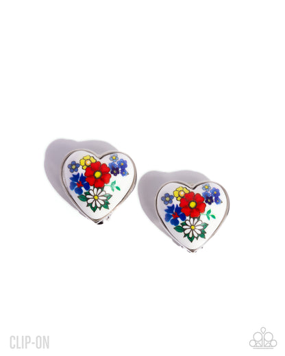 Painted Potential - multi - Paparazzi CLIP ON earrings