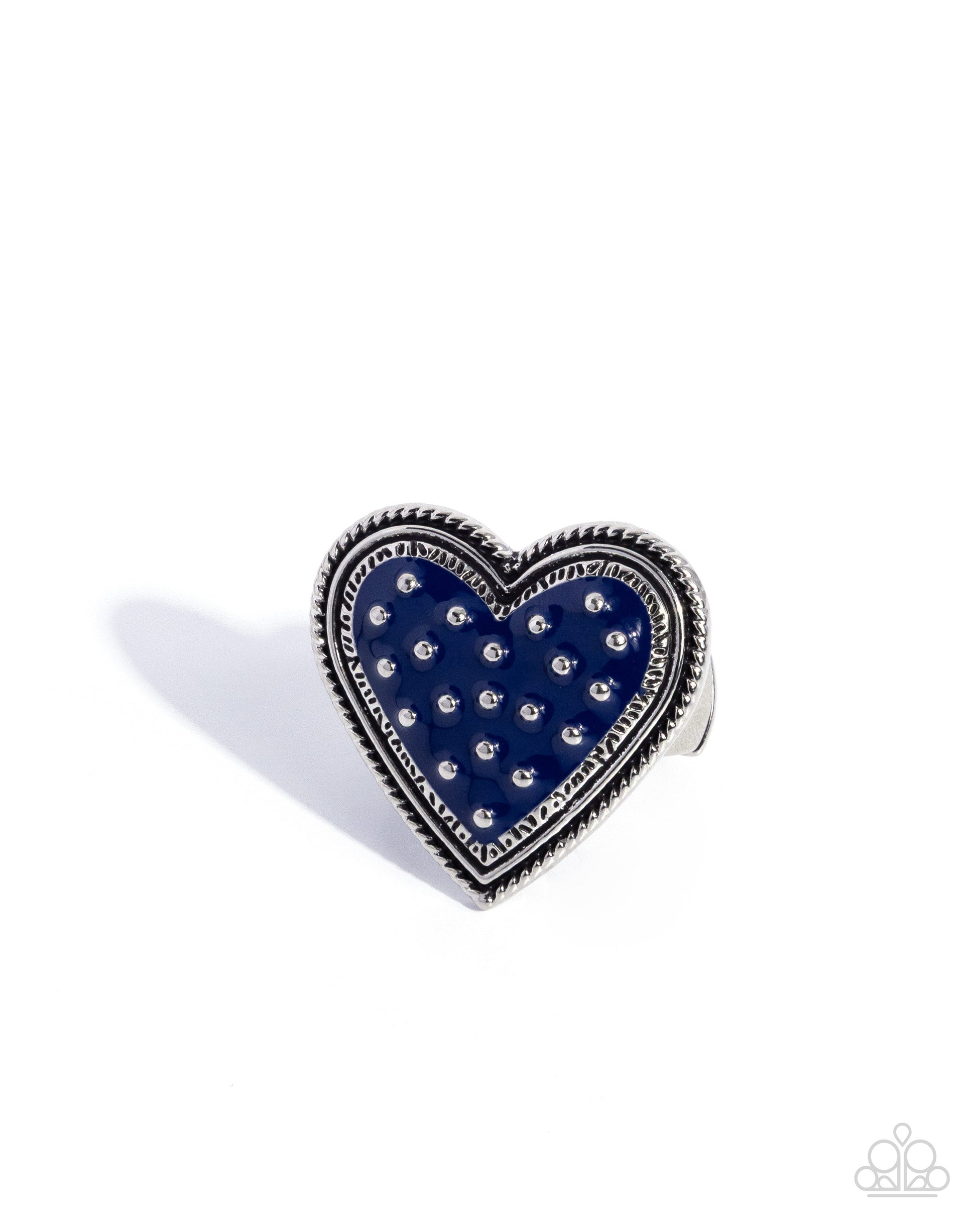 Painted Production - blue - Paparazzi ring