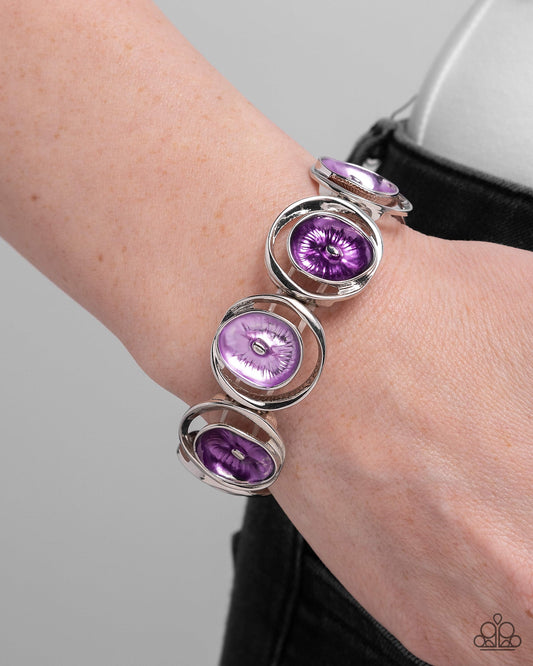 Painted Promise - purple - Paparazzi bracelet