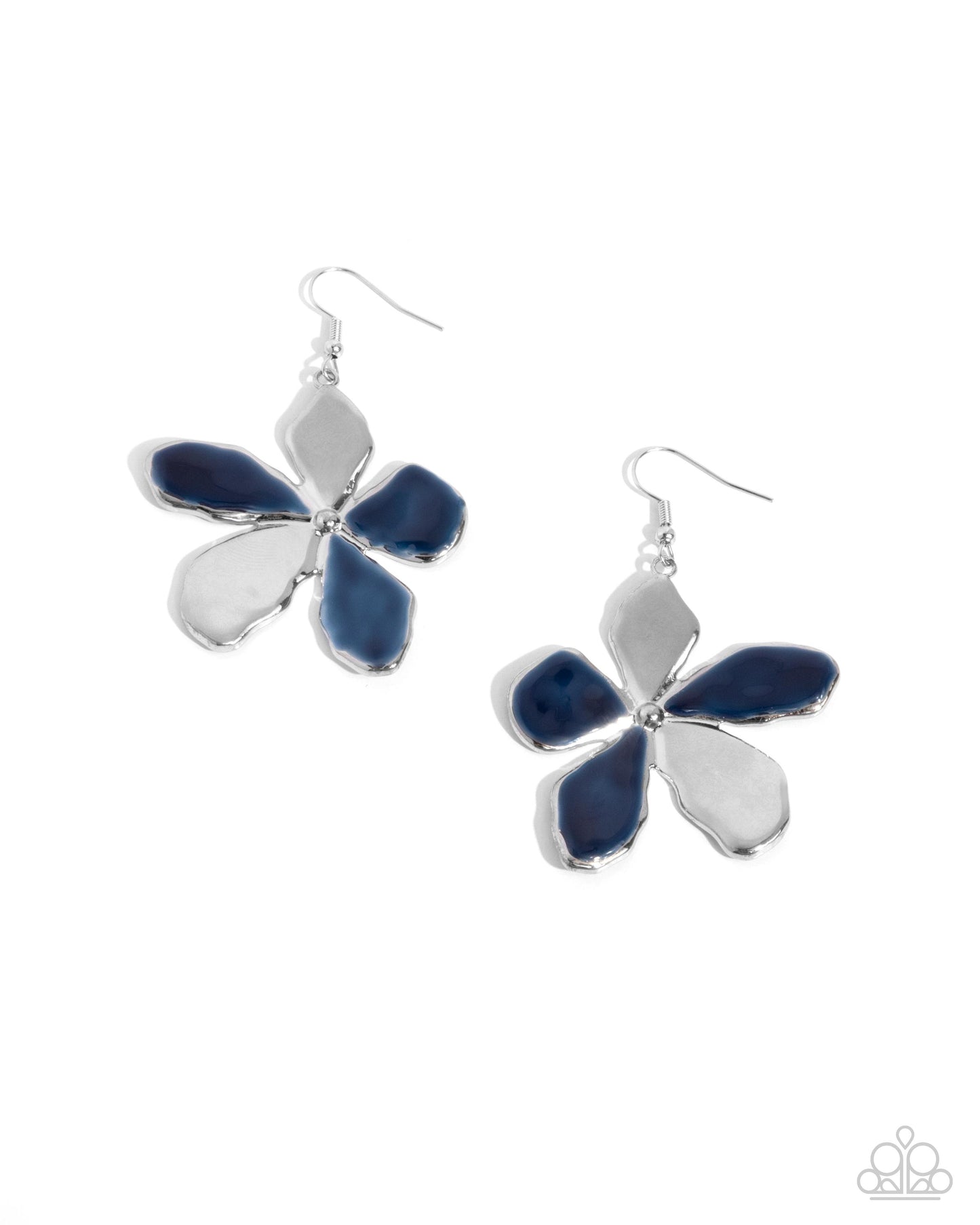 Painted Promotion - blue - Paparazzi earrings