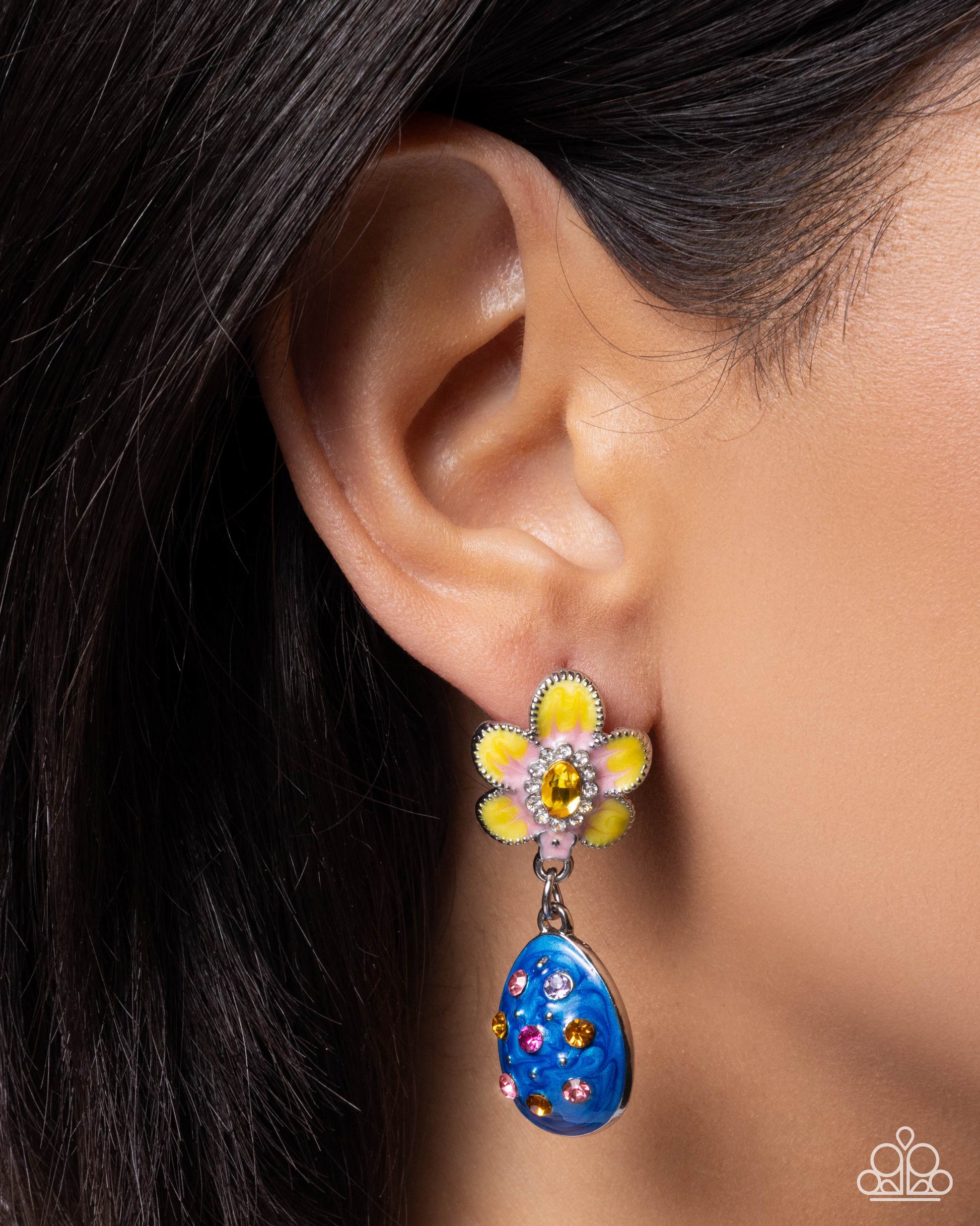 Painting Eggs - multi - Paparazzi earrings