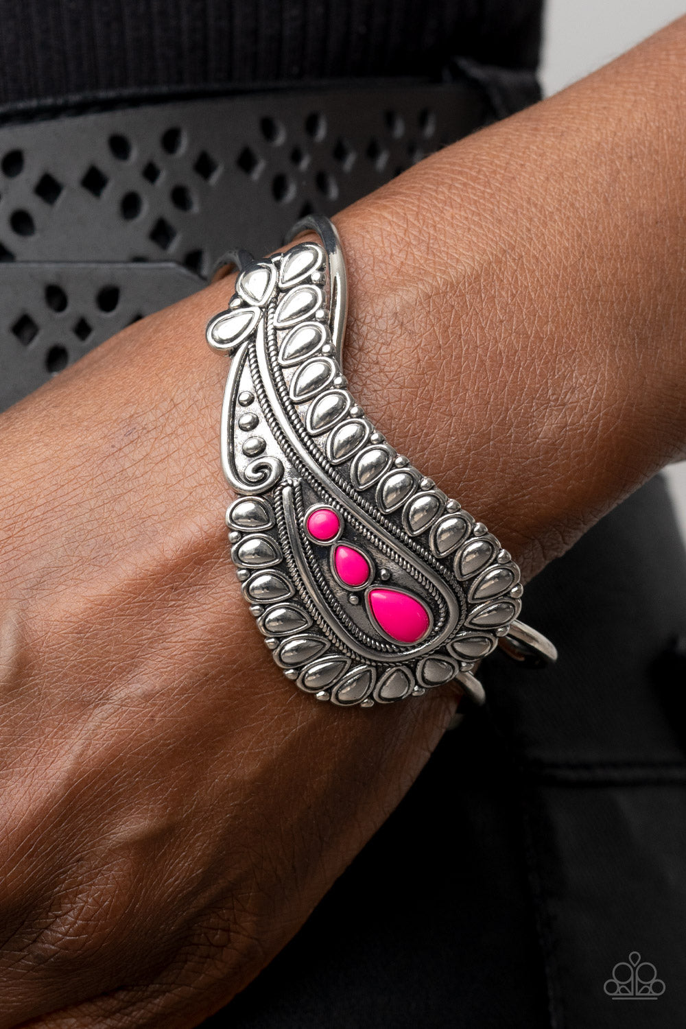 Paisley Prairie - pink - Paparazzi bracelet