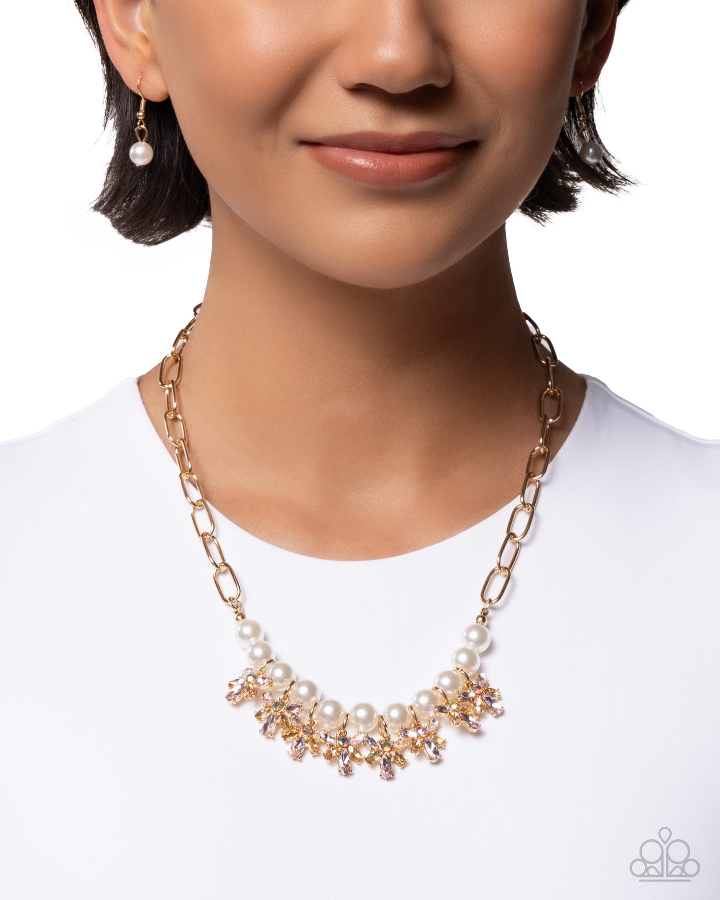 Palace Pizzazz - pink - Paparazzi necklace