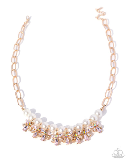 Palace Pizzazz - pink - Paparazzi necklace