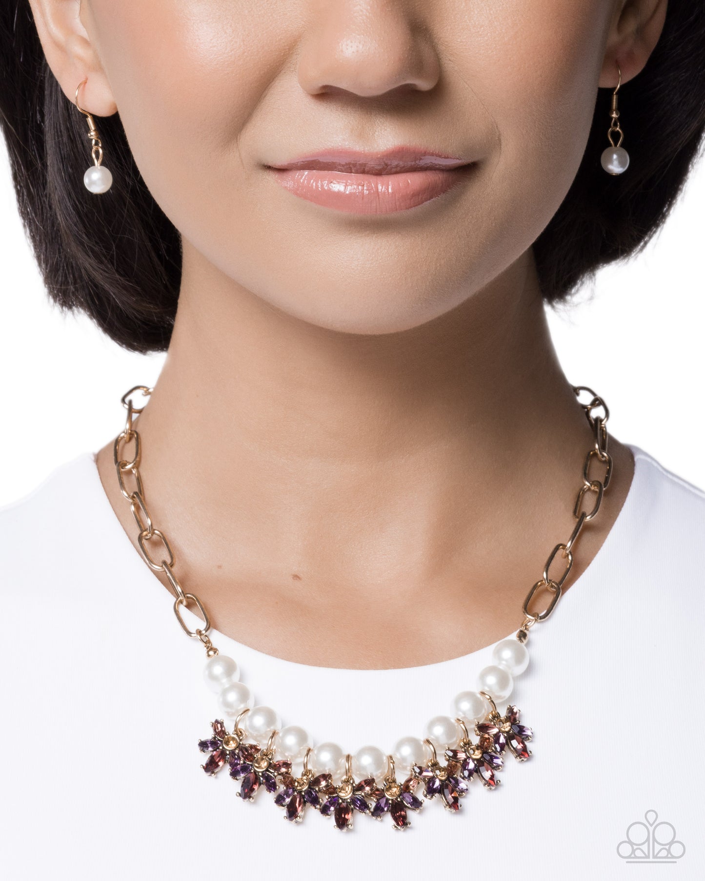 Palace Pizzazz - purple - Paparazzi necklace