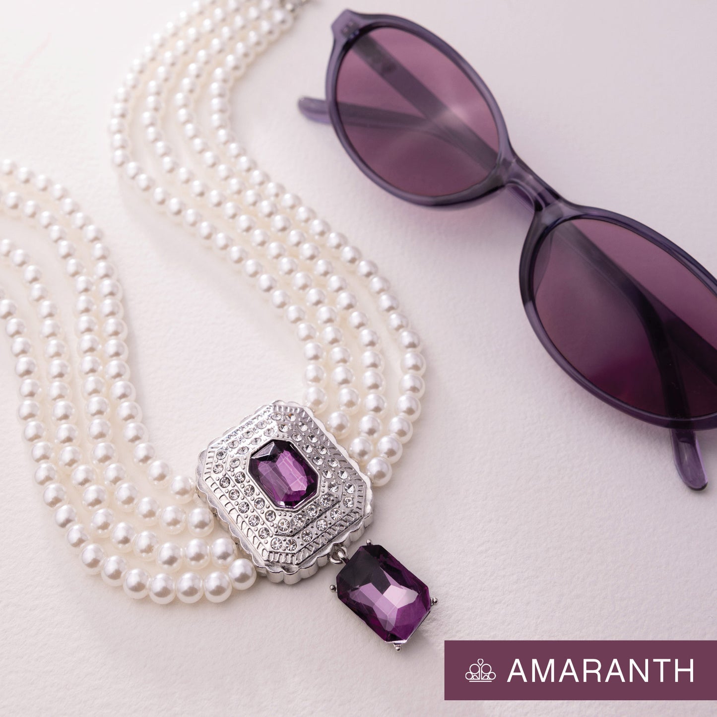 Palatial Poise - purple - Paparazzi necklace