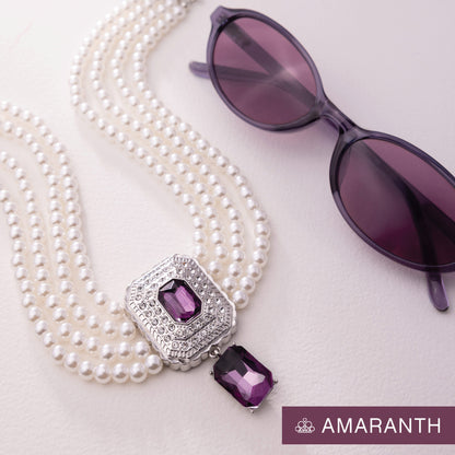 Palatial Poise - purple - Paparazzi necklace