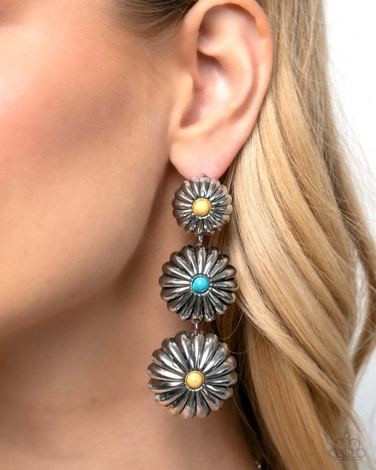 Palm Tree Promise - yellow - Paparazzi earrings