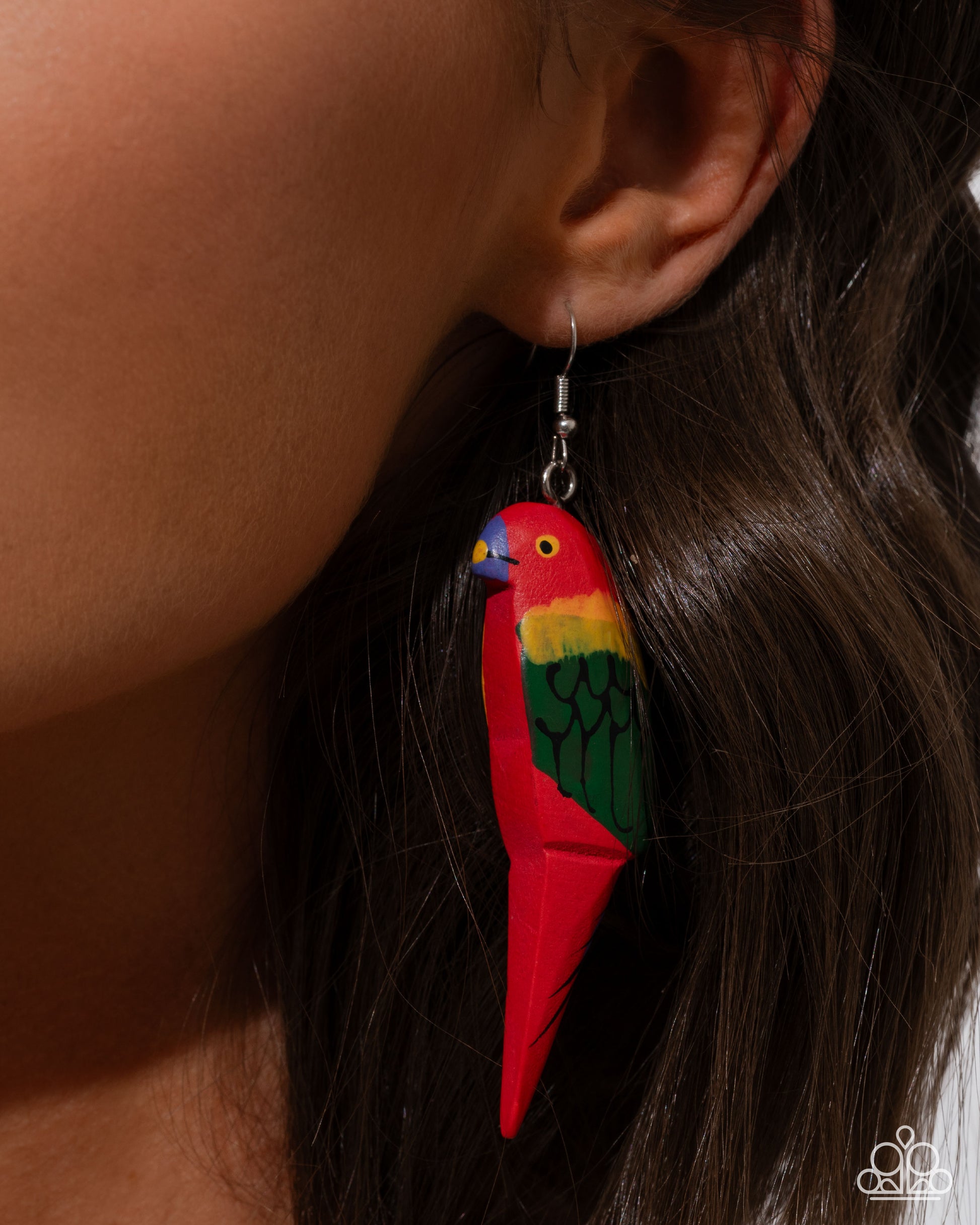 Pampered Parrot - multi - Paparazzi earrings