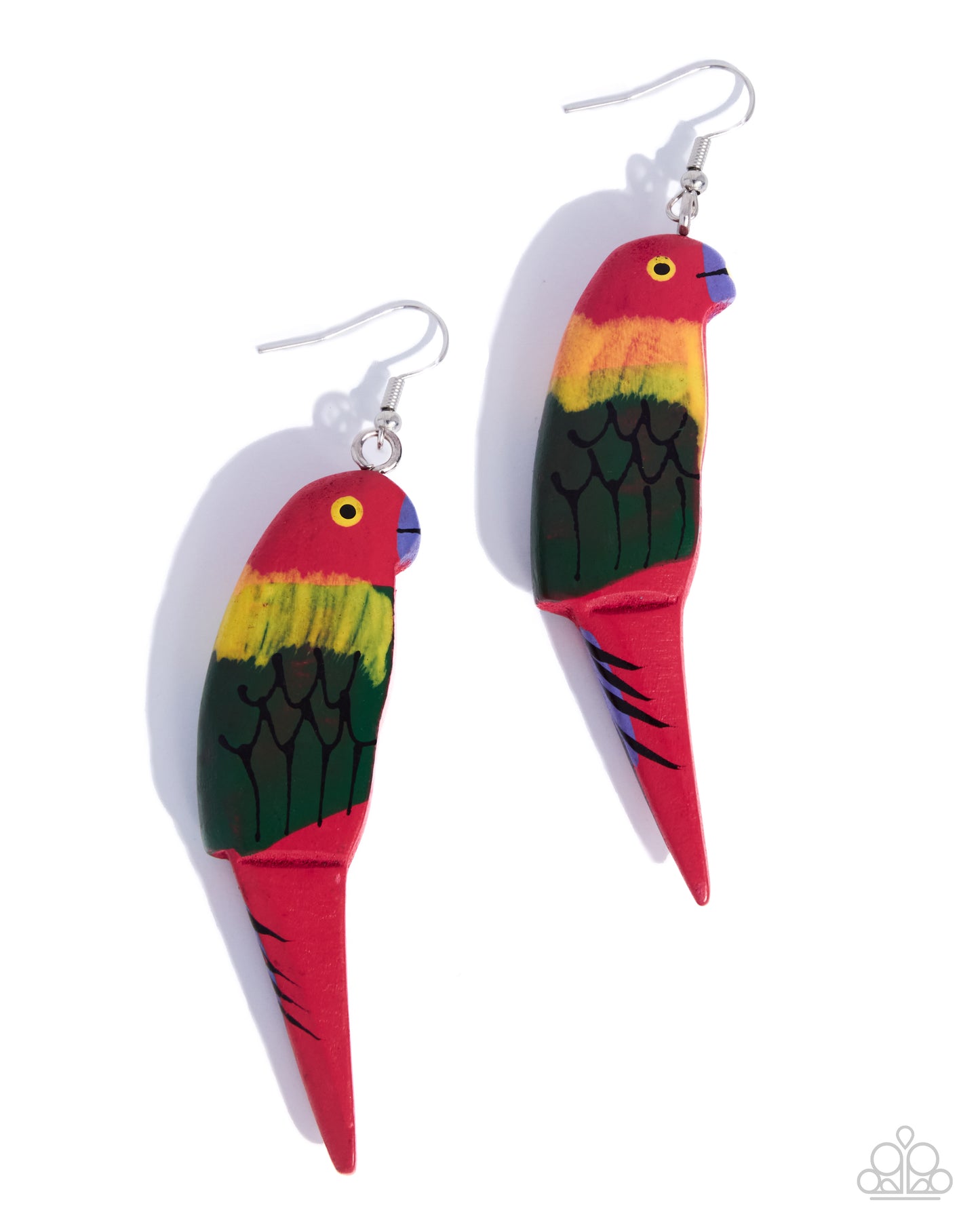 Pampered Parrot - multi - Paparazzi earrings
