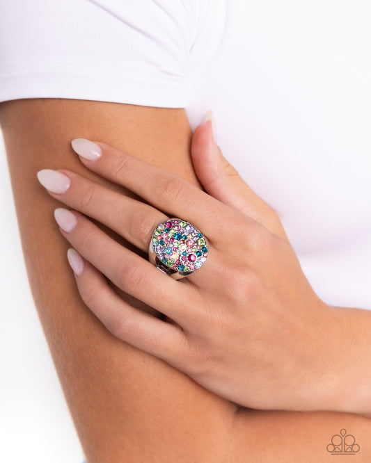 Pampered Pattern - multi - Paparazzi ring