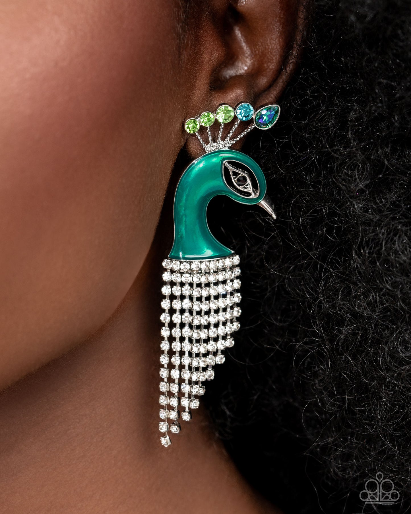 Pampered Peacock - multi - Paparazzi earrings