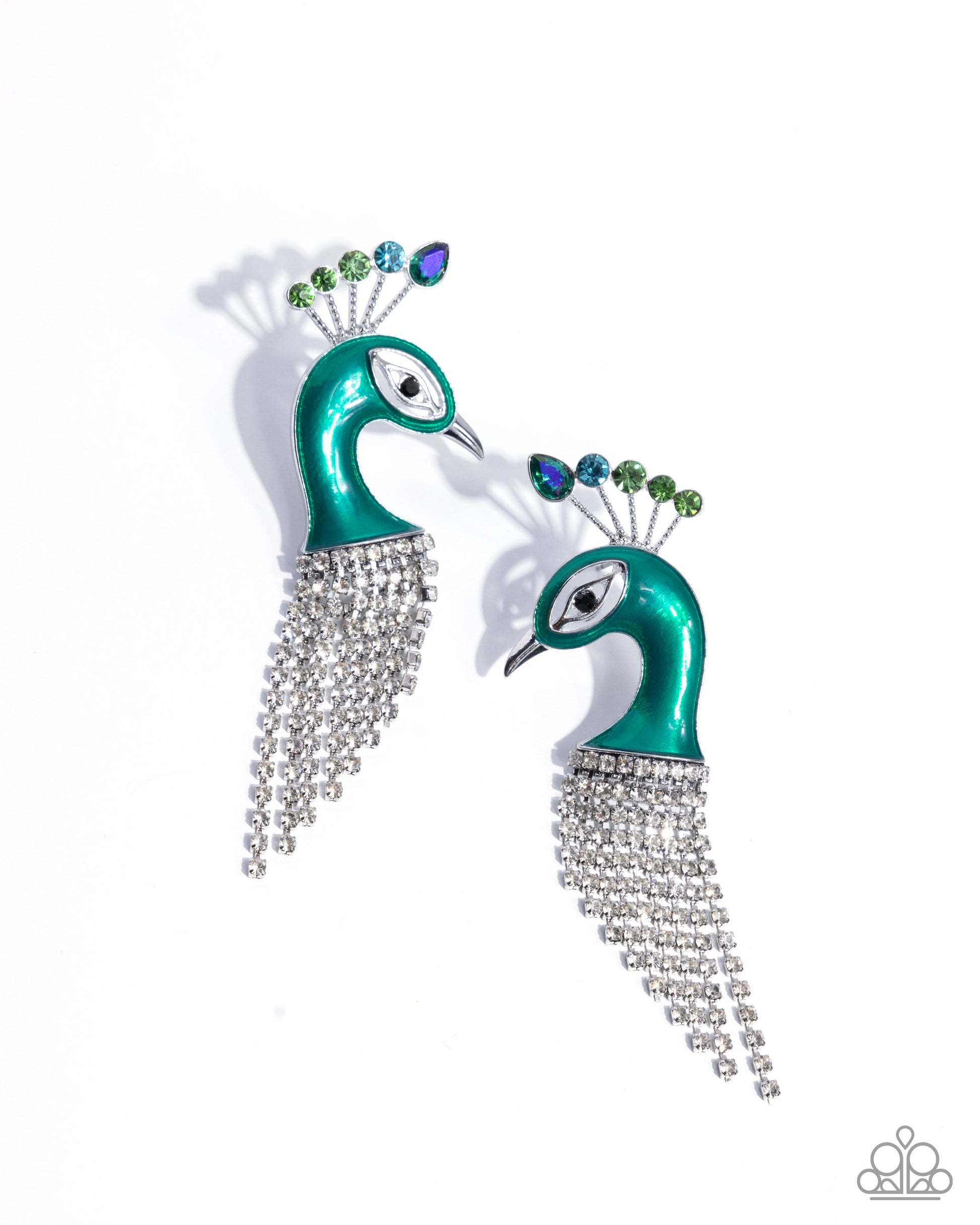 Pampered Peacock - multi - Paparazzi earrings