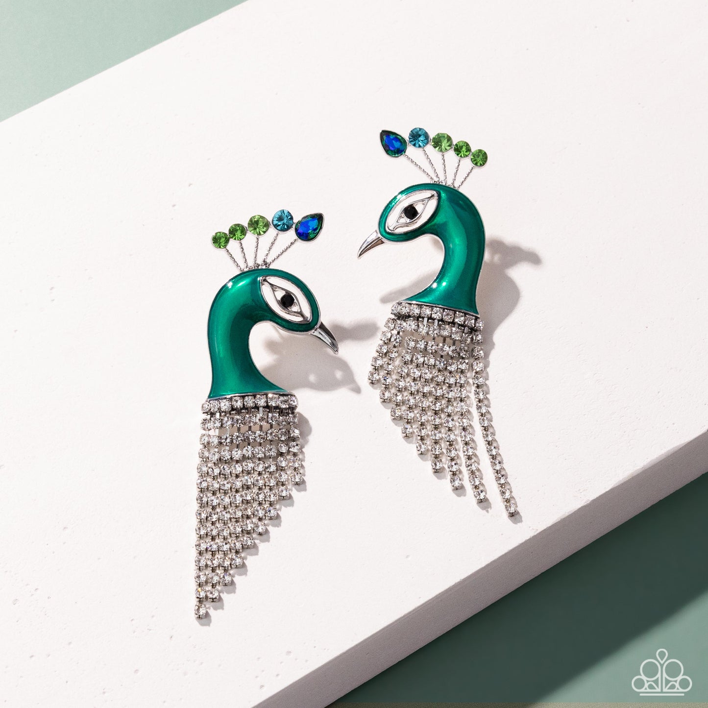 Pampered Peacock - multi - Paparazzi earrings