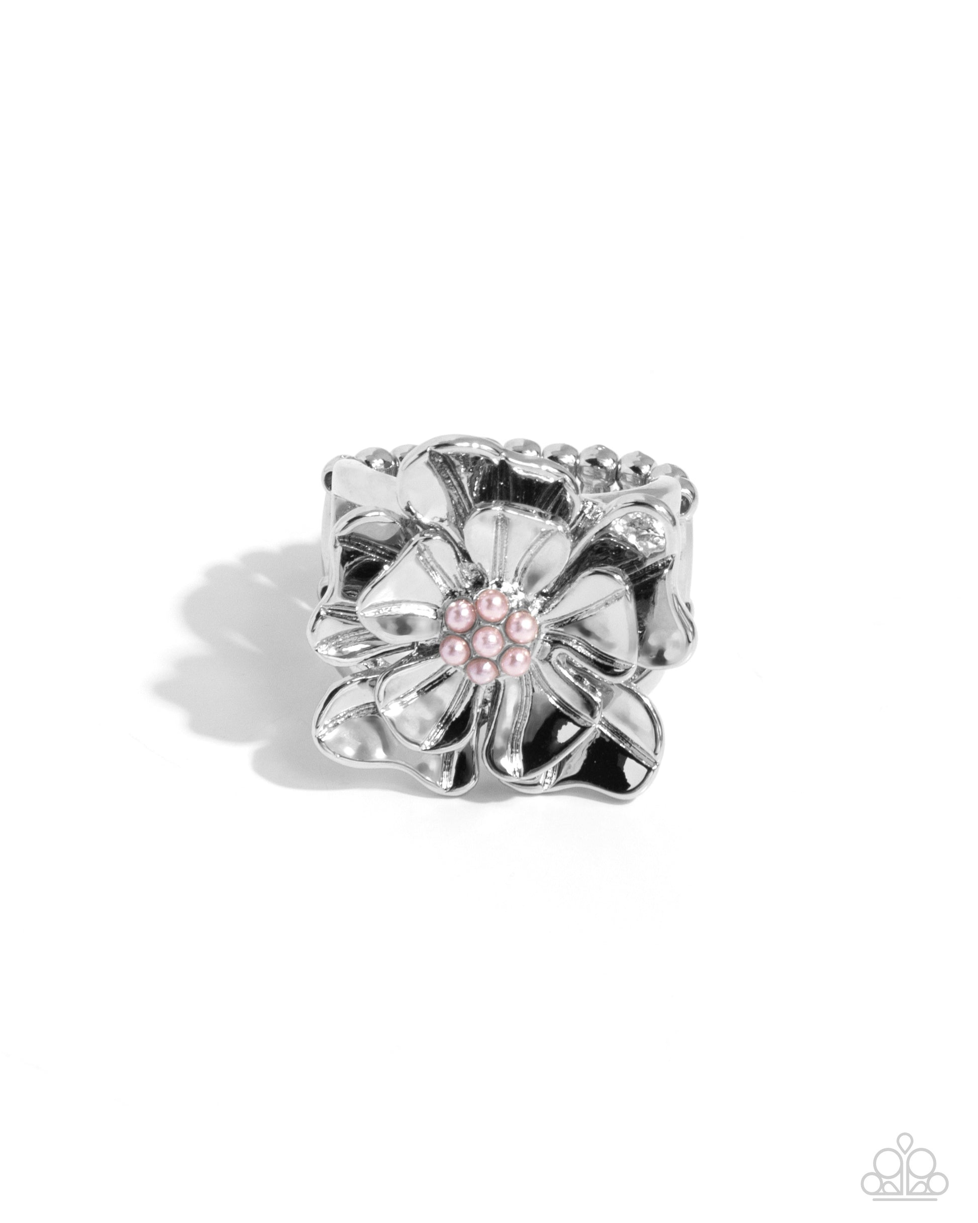 Pampered Petals - pink - Paparazzi ring