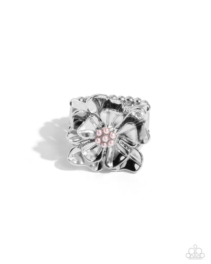Pampered Petals - pink - Paparazzi ring