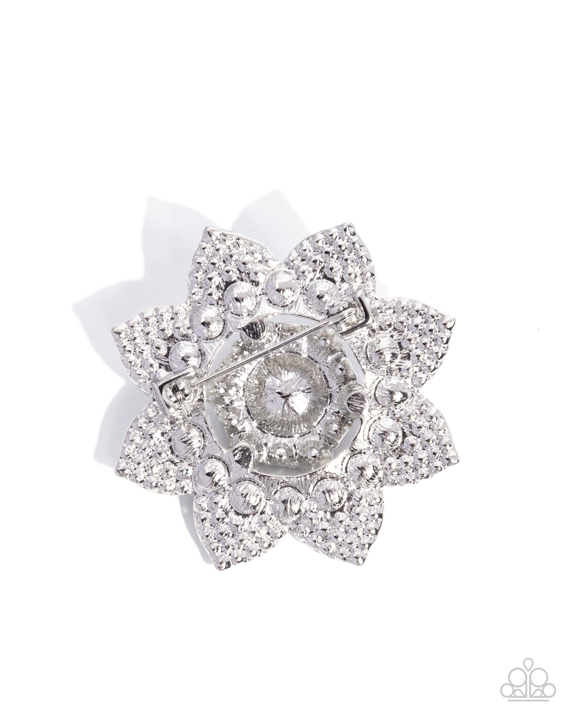 Pampered Polish - blue - Paparazzi brooch