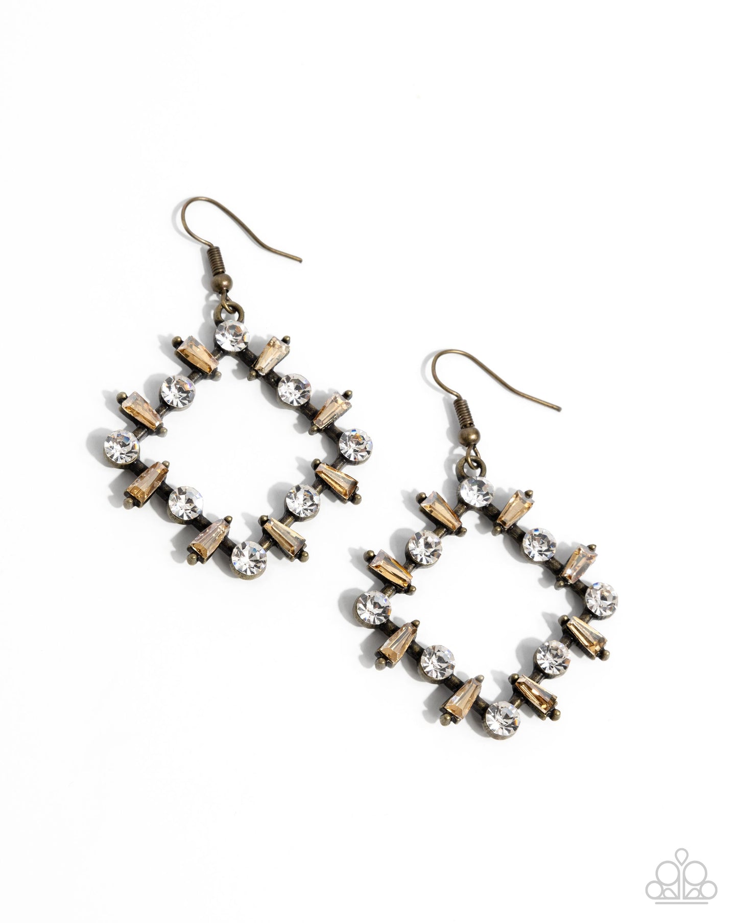 Pampered Promise - brass - Paparazzi earrings