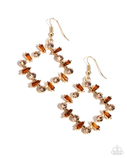 Pampered Promise - brown - Paparazzi earrings