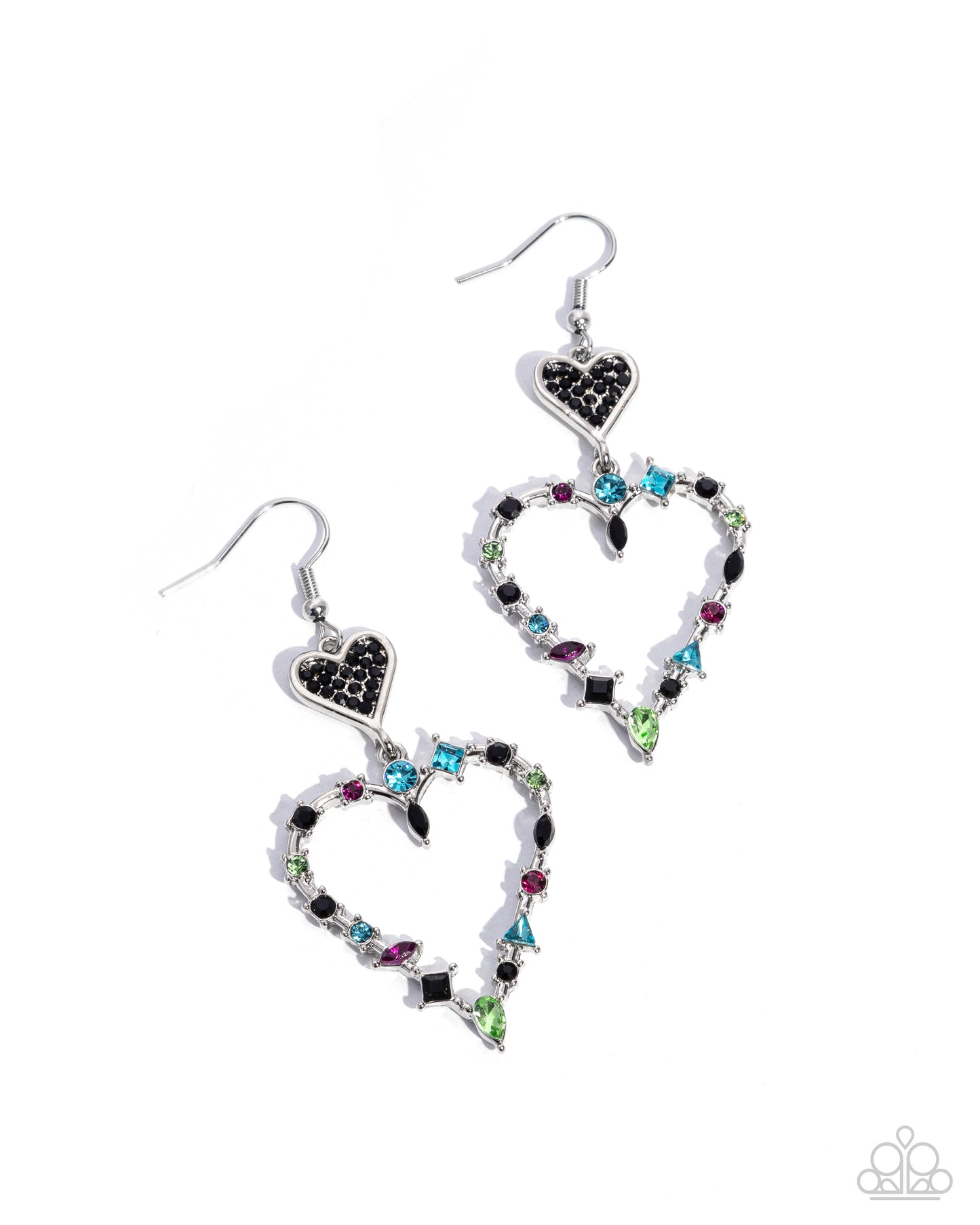 Parallel Passion - black - Paparazzi earrings