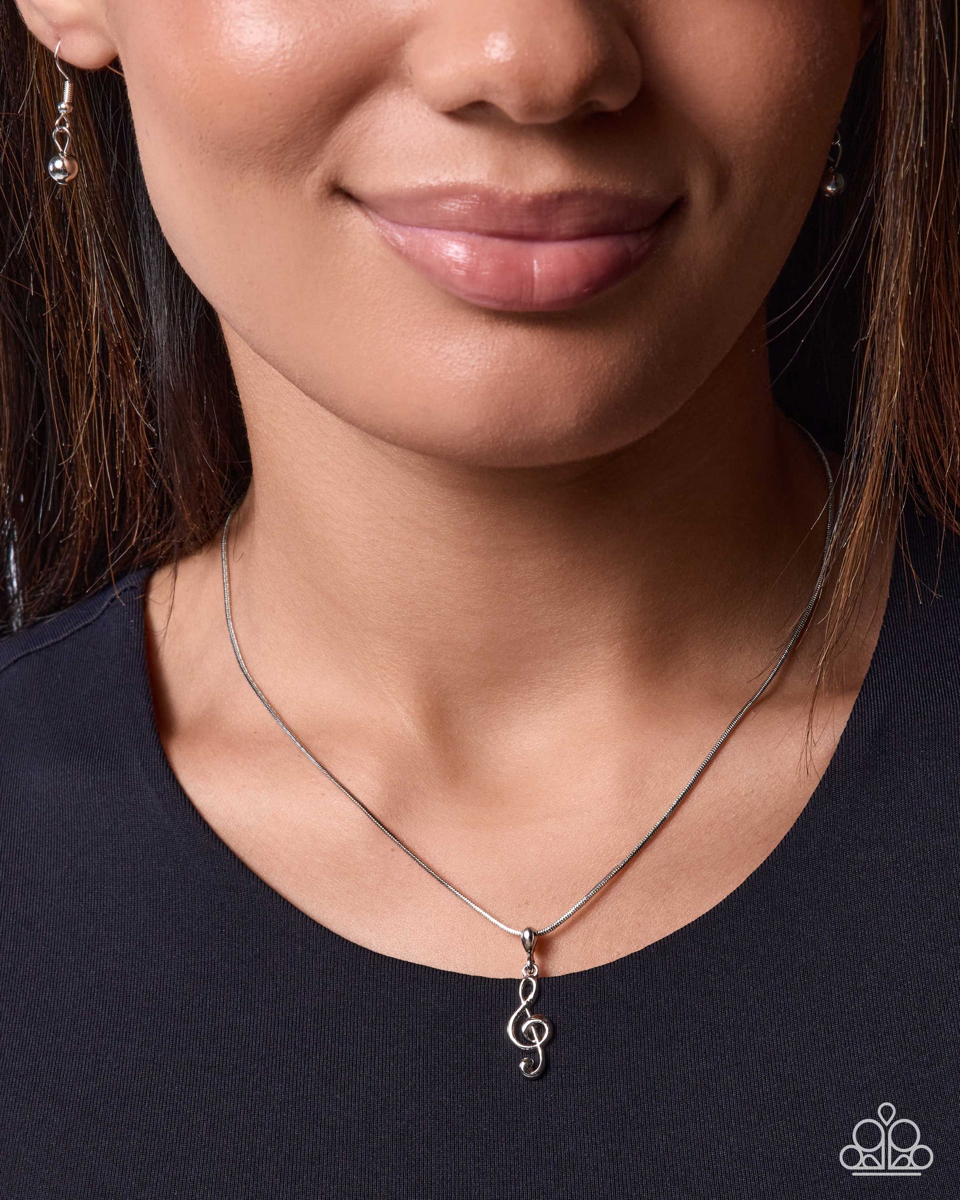 Part Of Your Symphony - silver - Paparazzi necklace