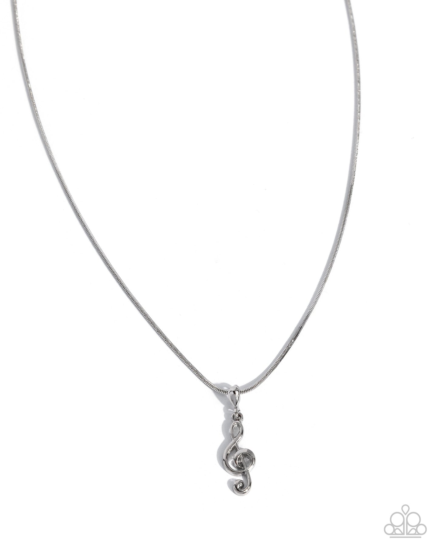 Part Of Your Symphony - silver - Paparazzi necklace