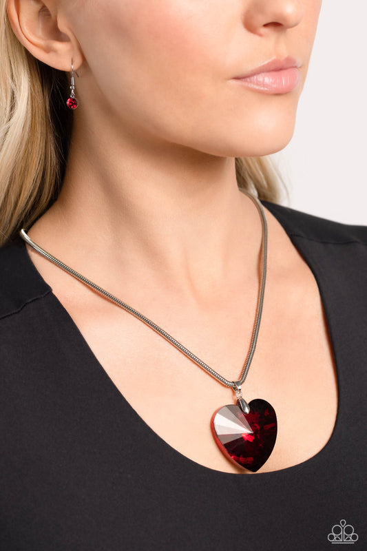 Parting is Such Sweet Sorrow - red - Paparazzi necklace