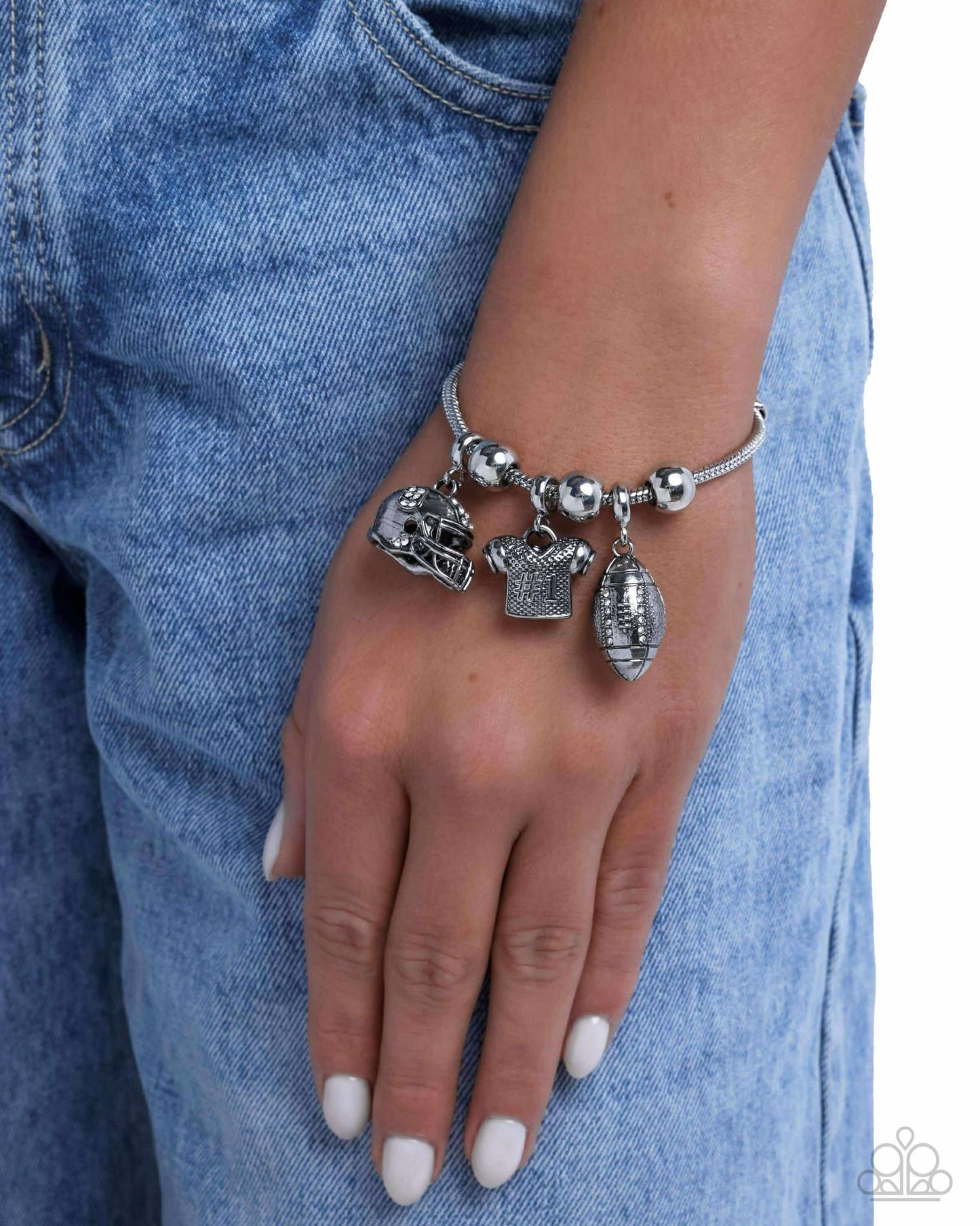 Part of the Team - white - Paparazzi bracelet