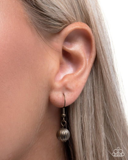 Passionate Patina - brass - Paparazzi necklace