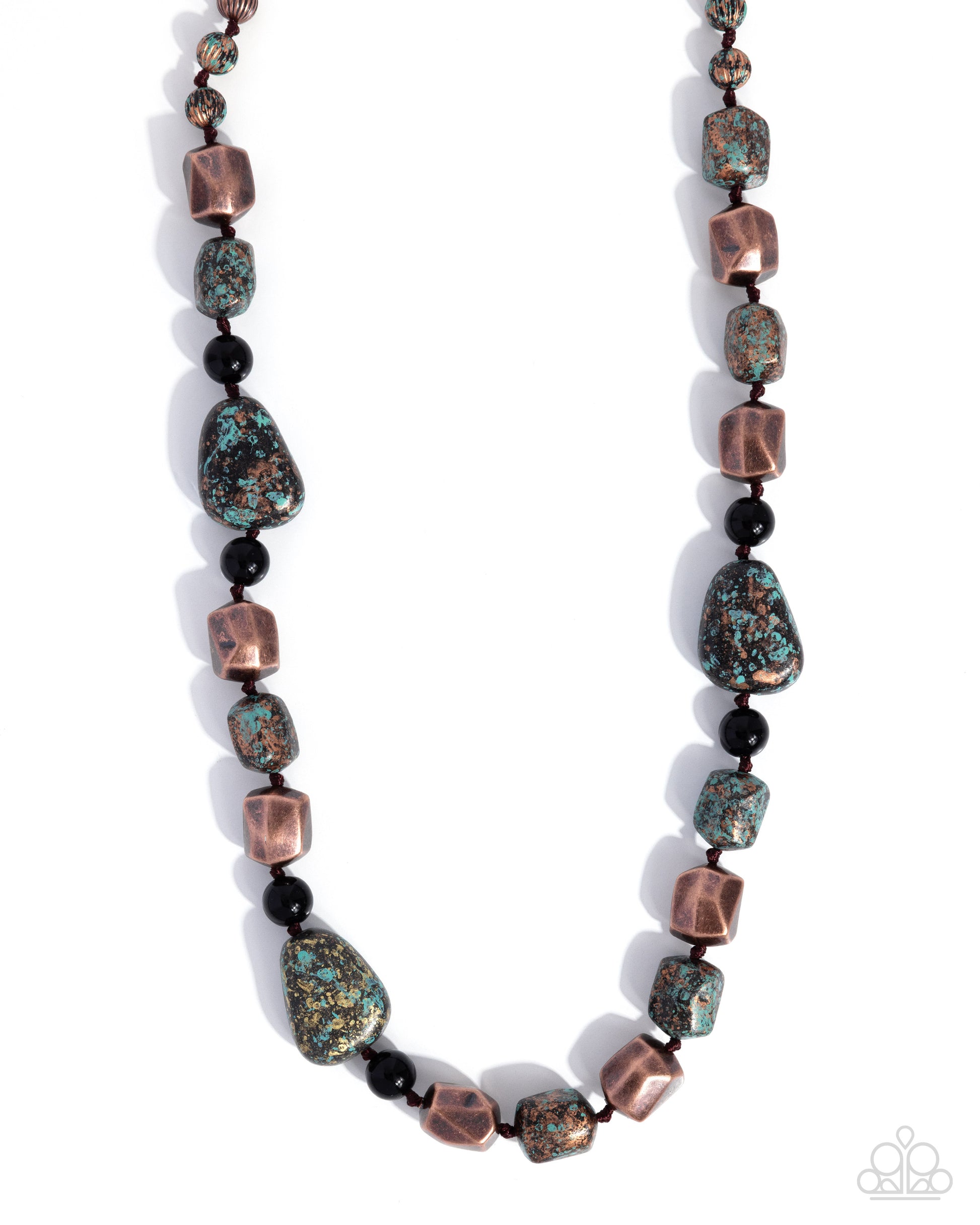 Passionate Patina - copper - Paparazzi necklace