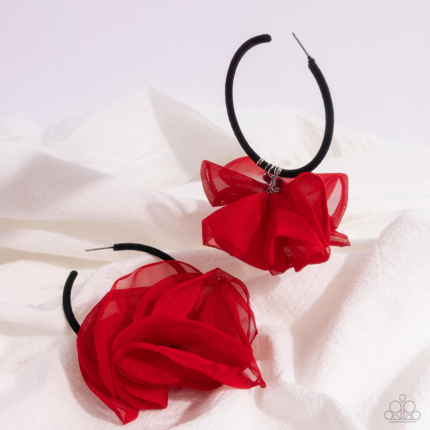 Passionate Promenade - red - Paparazzi earrings