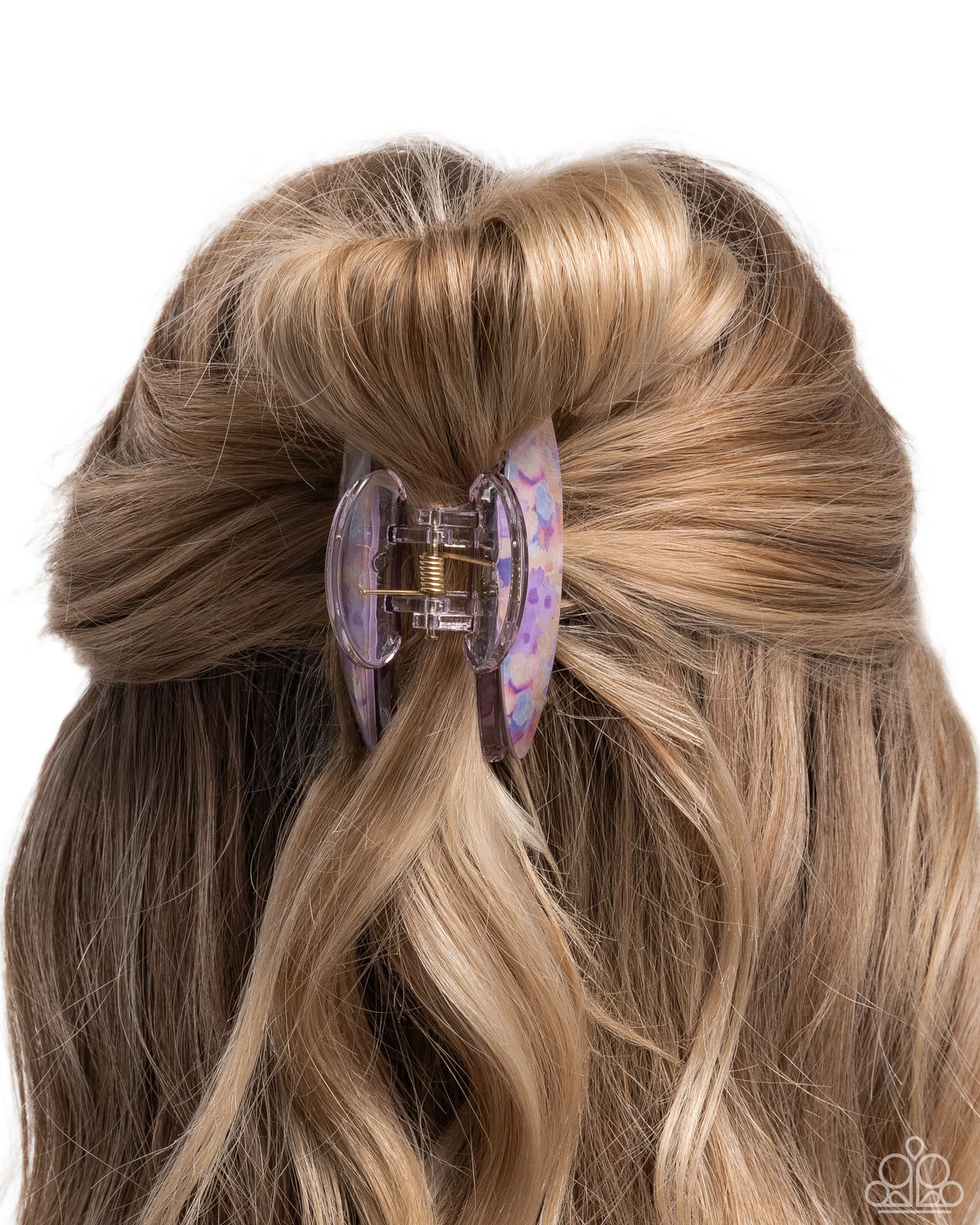 Pastel Pattern - multi - Paparazzi hair clip
