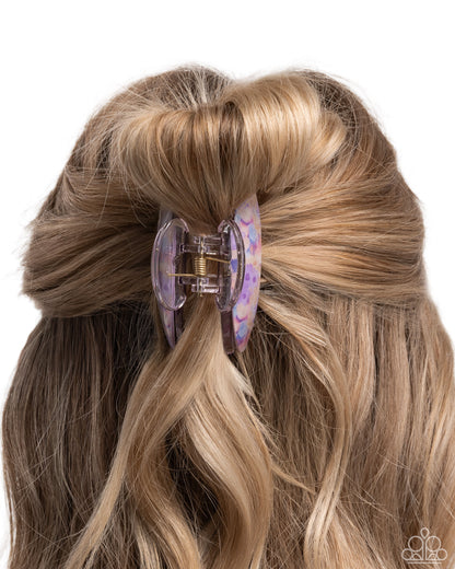 Pastel Pattern - multi - Paparazzi hair clip