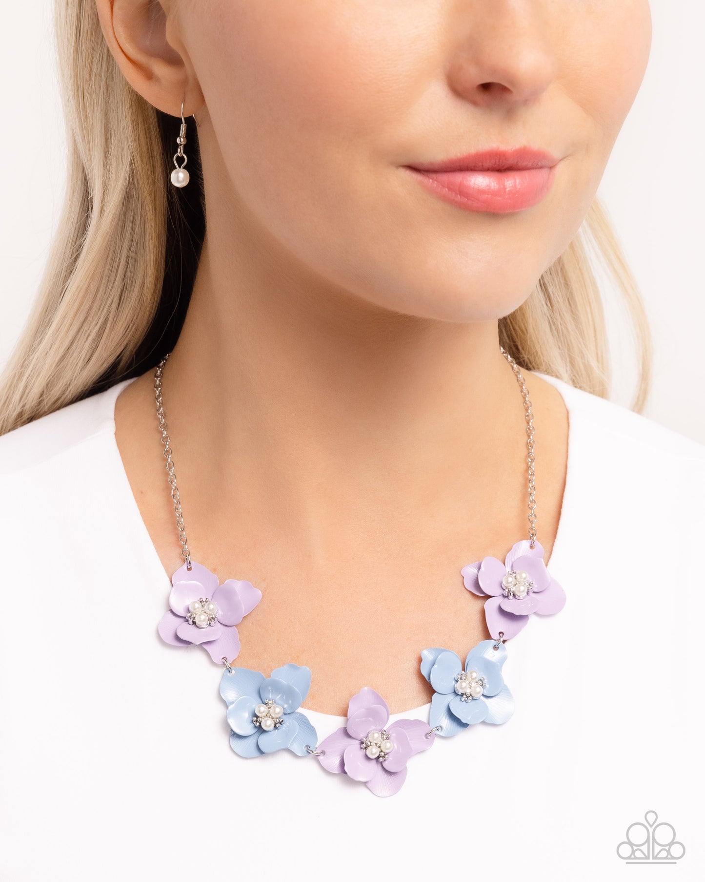 Pastel Pizzazz - purple - Paparazzi necklace