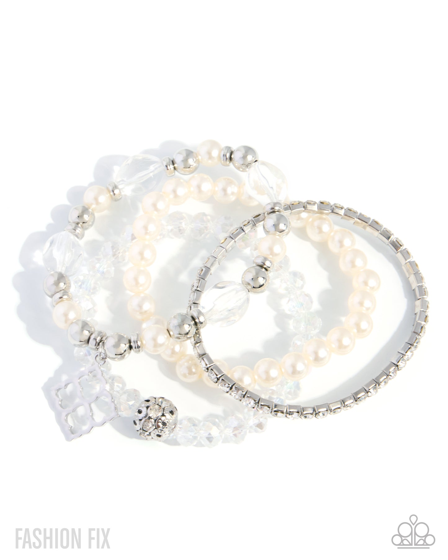 Pastoral Pizzazz - white - Paparazzi bracelet