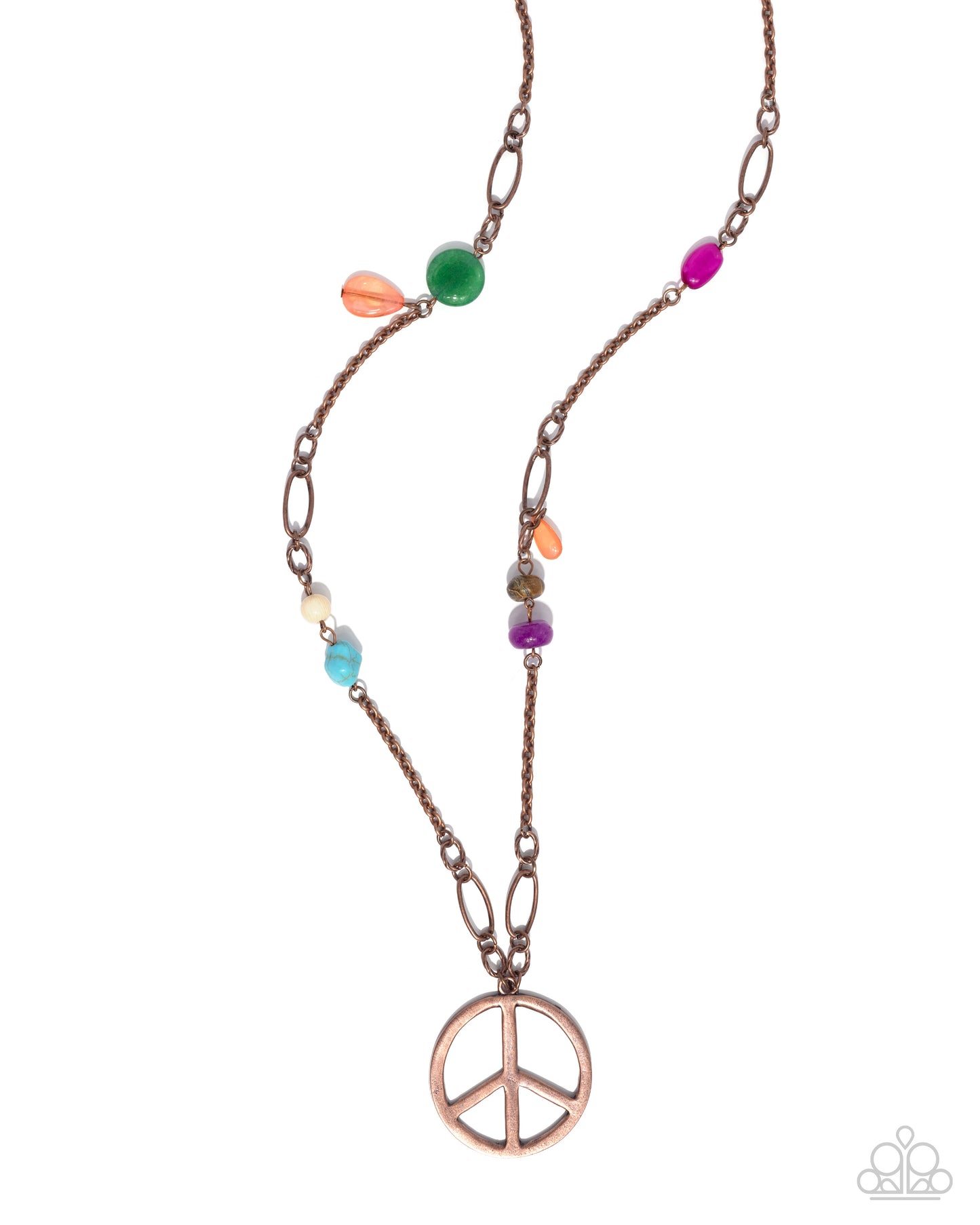 Peaceful Playtime - copper - Paparazzi necklace