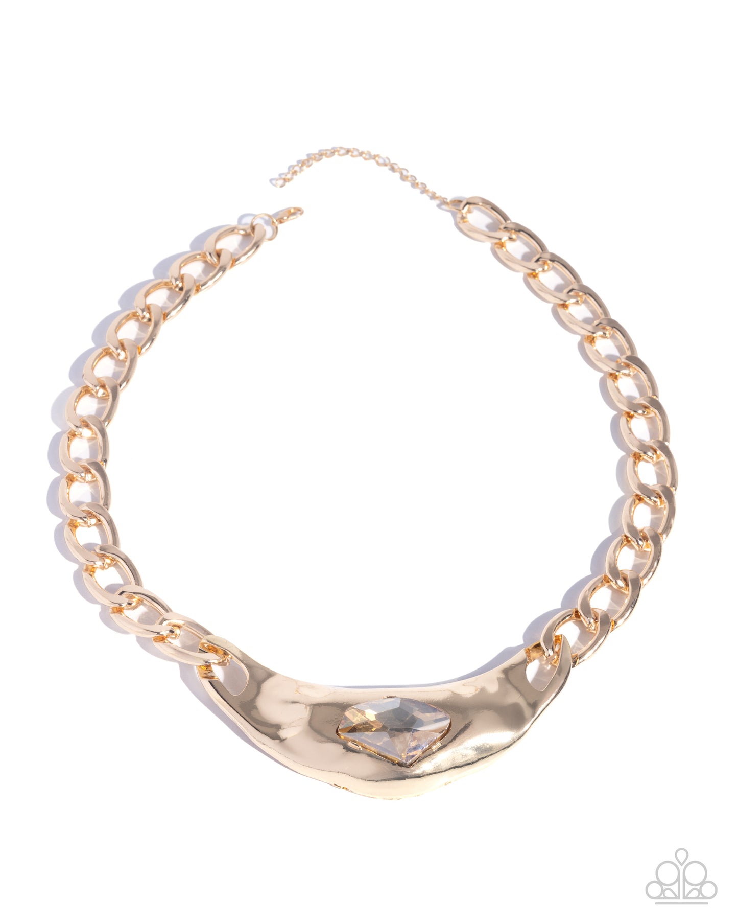 Peak of Pizzazz - gold - Paparazzi necklace