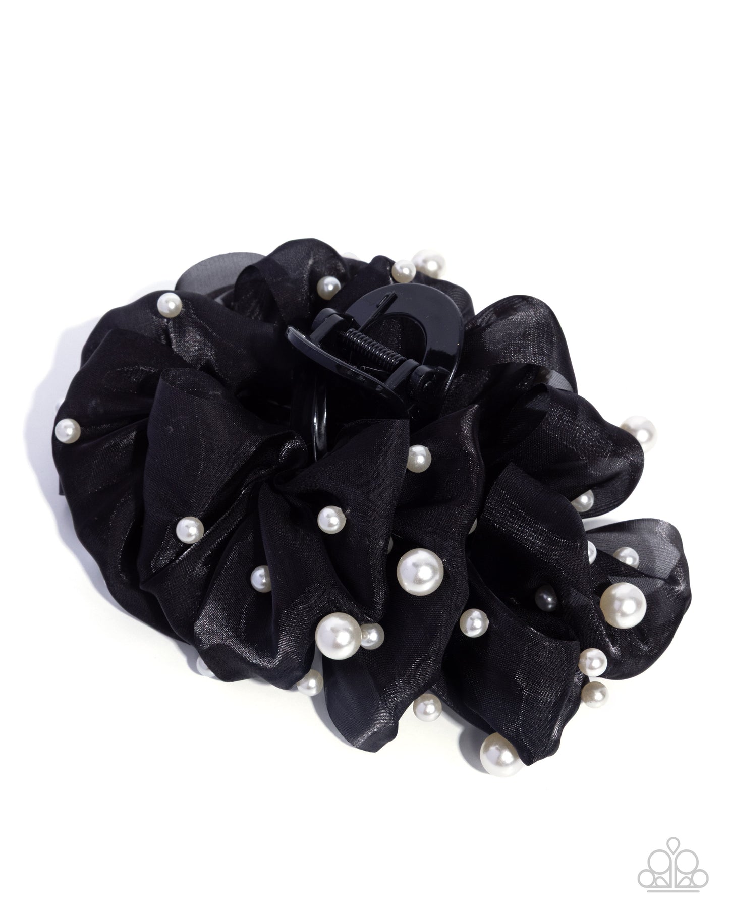 Pearl Page - black - Paparazzi hair clip
