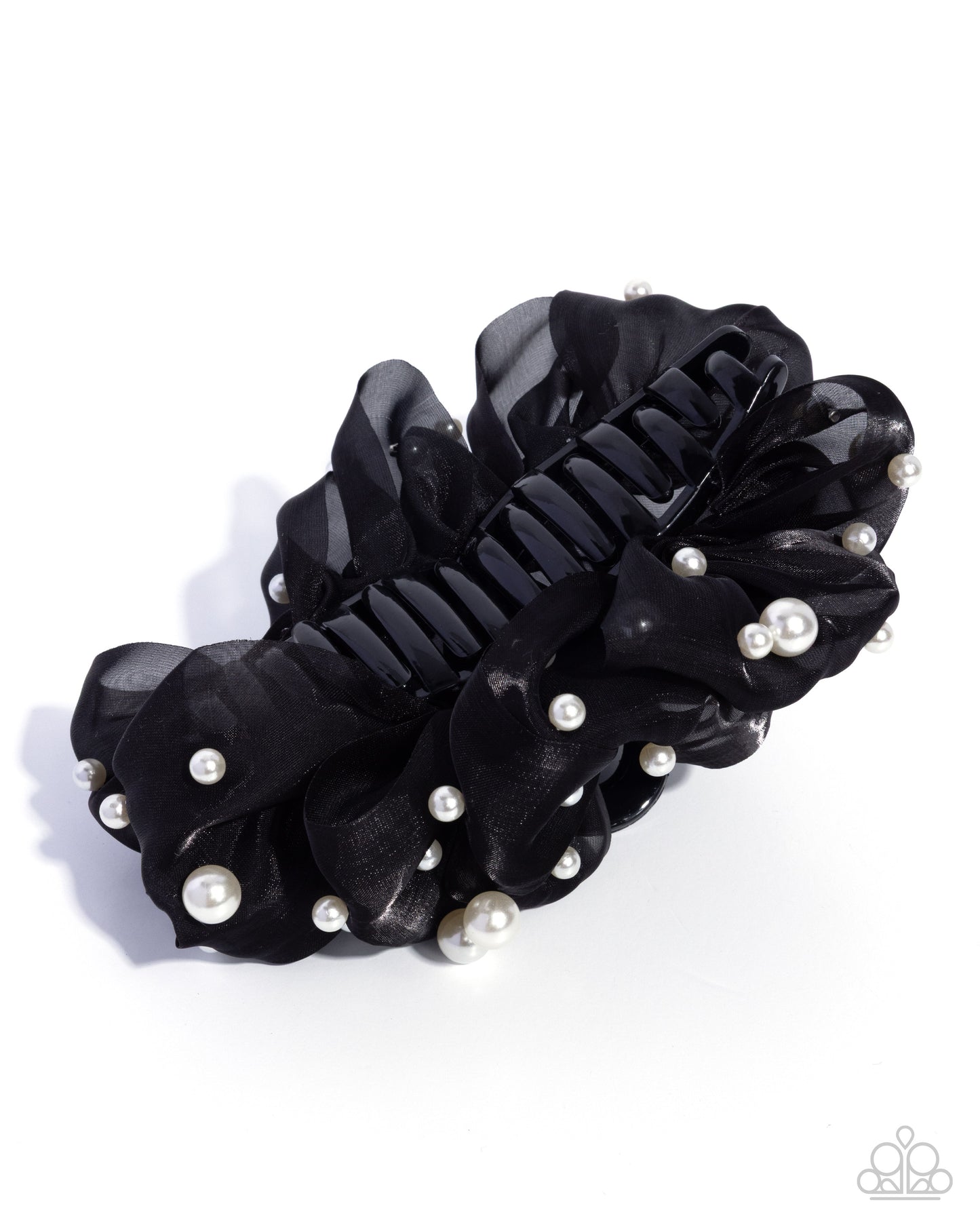 Pearl Page - black - Paparazzi hair clip