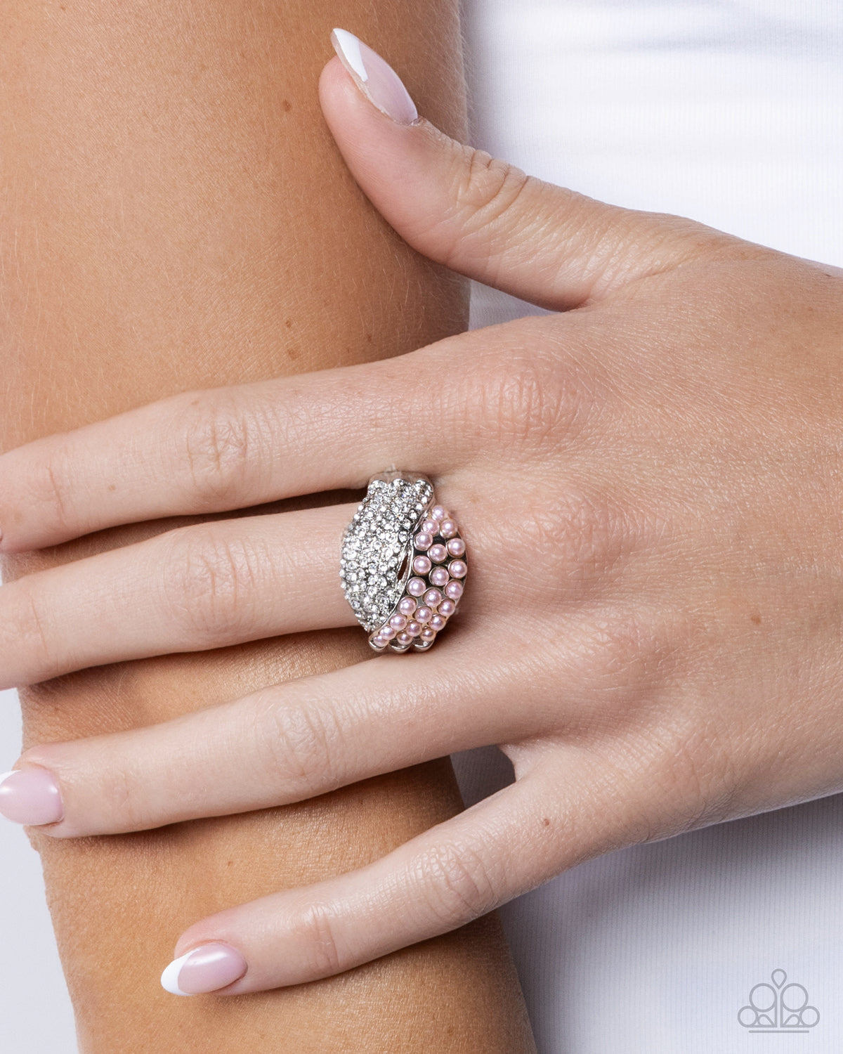 Pearl Poetry - pink - Paparazzi ring