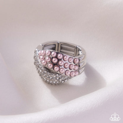 Pearl Poetry - pink - Paparazzi ring