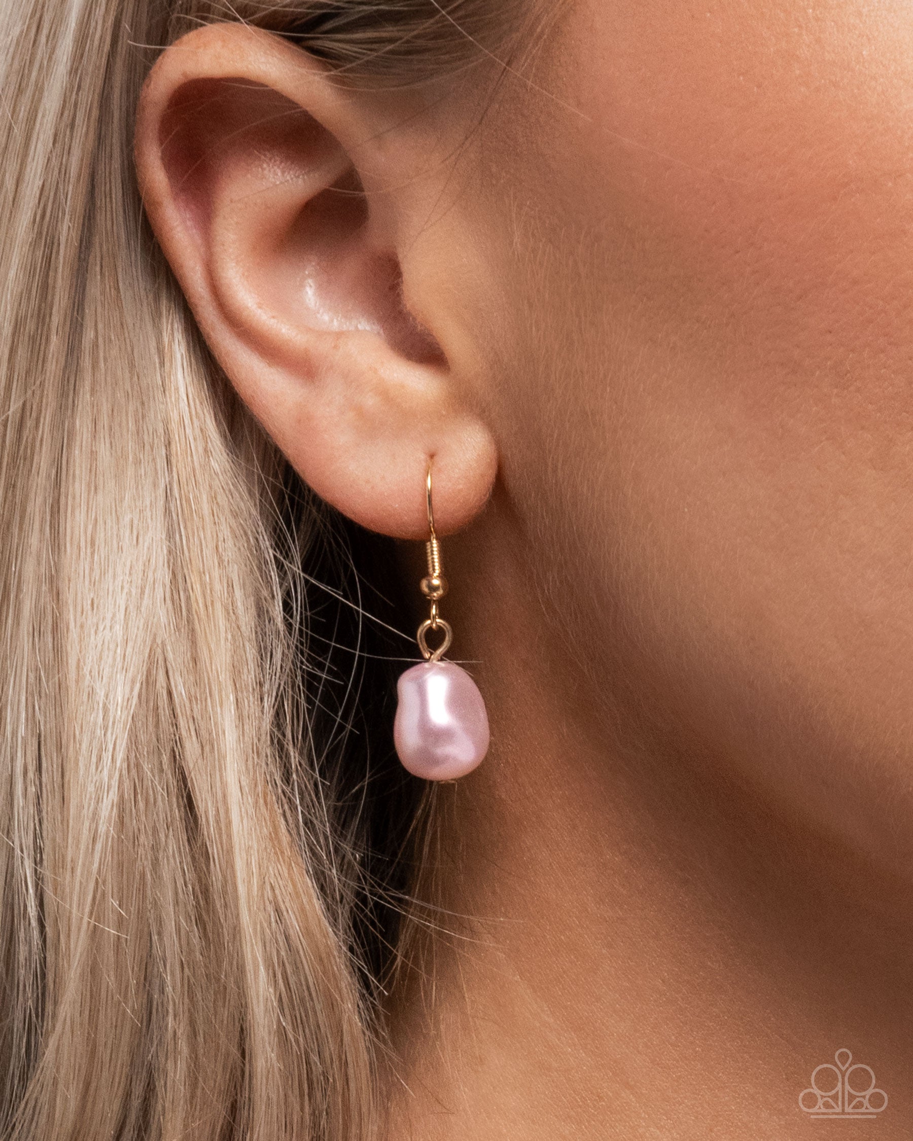 Pearl Posterity - pink - Paparazzi necklace