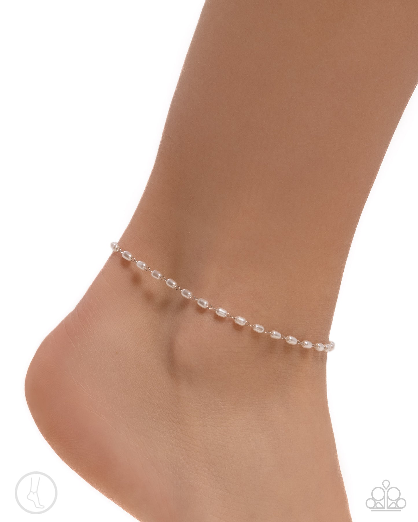 Pearl Purpose - white - Paparazzi anklet