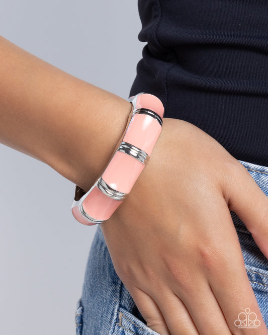 Pearlized Promise - orange - Paparazzi bracelet