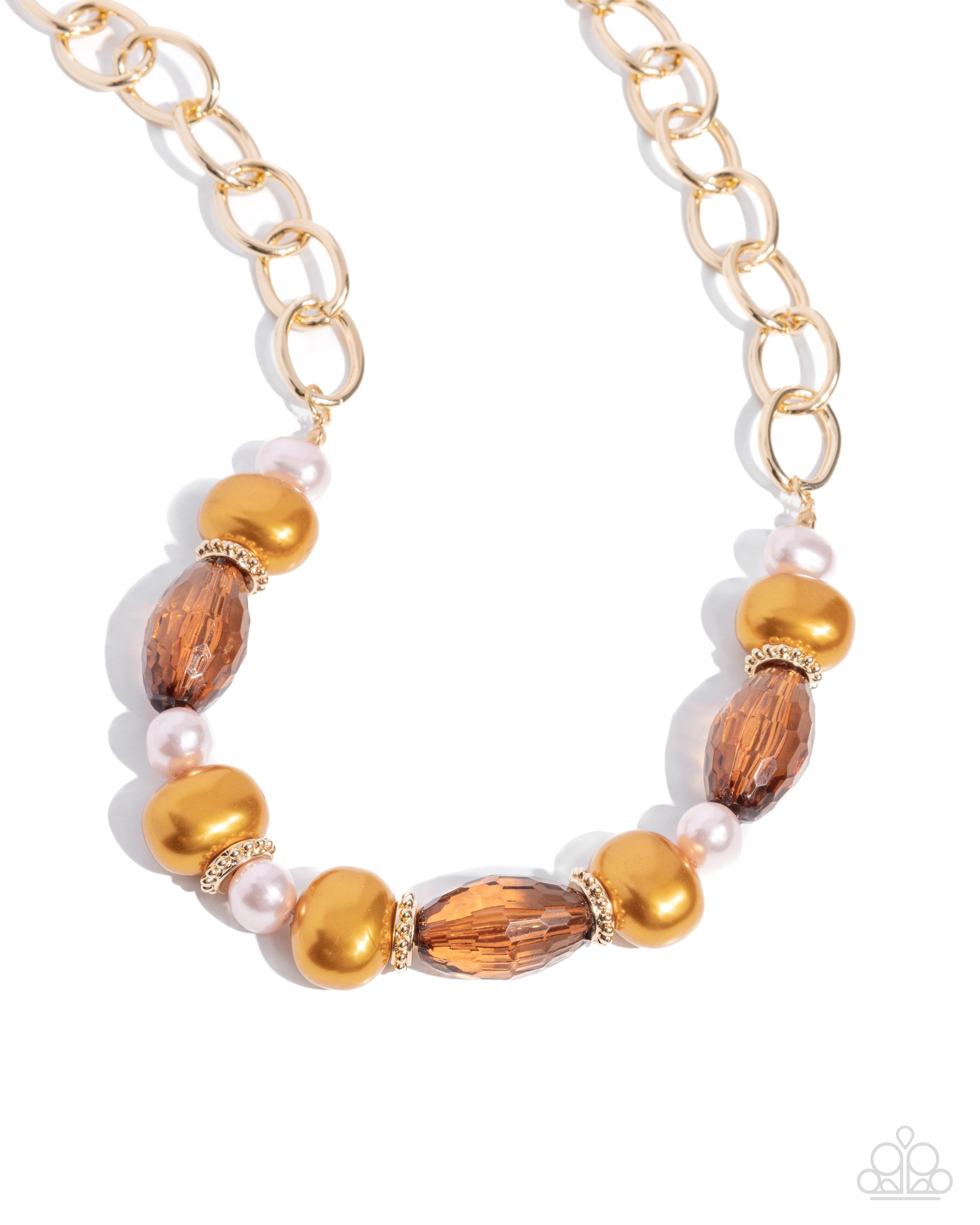 Pearly Patron - brown - Paparazzi necklace