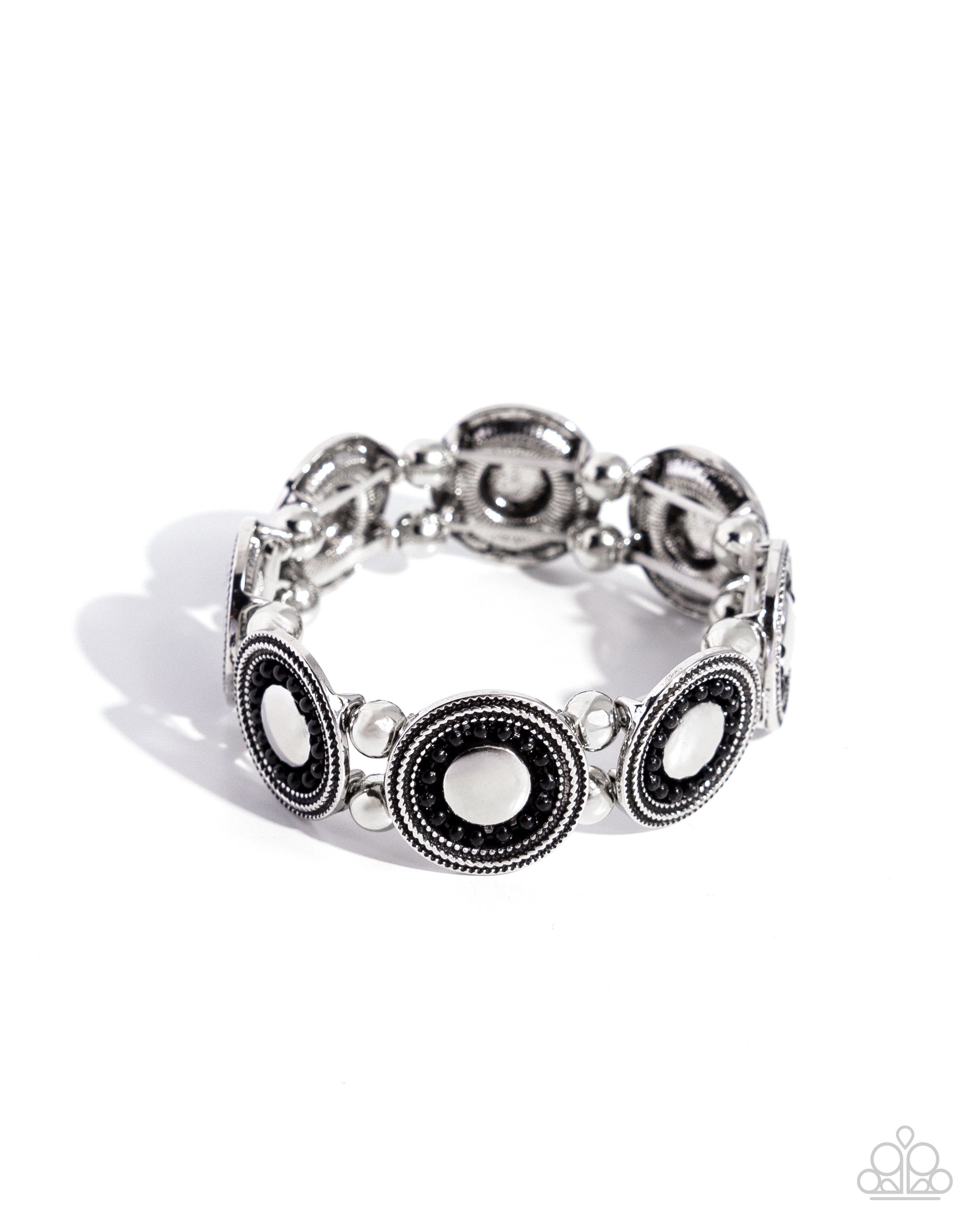 Pendant Paladin - black - Paparazzi bracelet