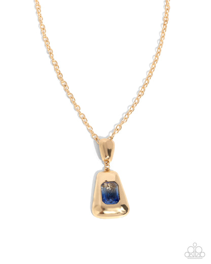 Pendant Promise - blue - Paparazzi necklace