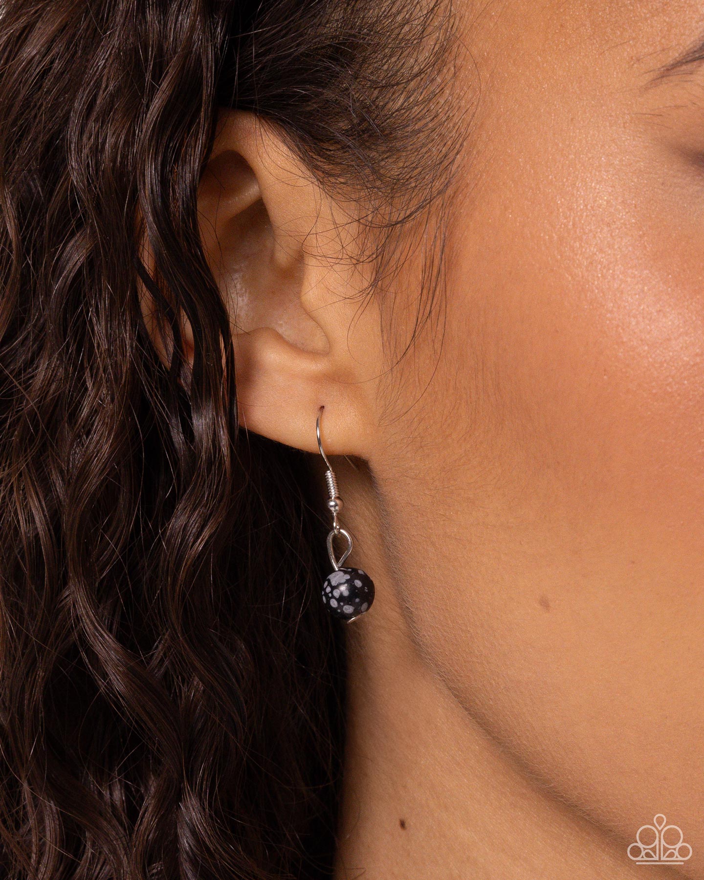 Pendant Puzzle - black - Paparazzi necklace