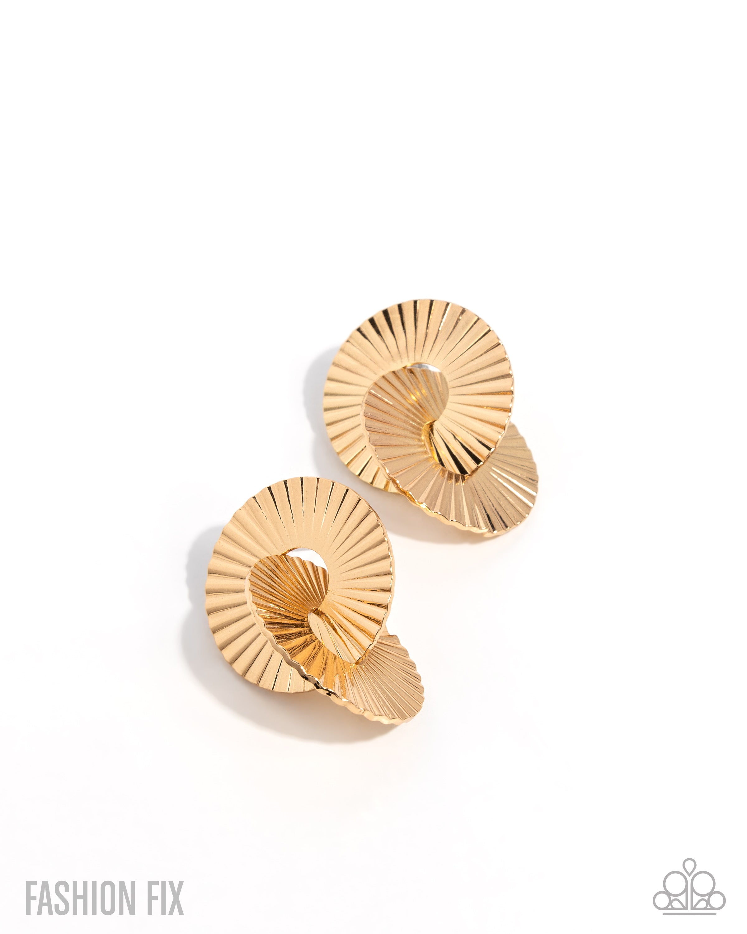 Perceptive Prize - gold - Paparazzi earrings – JewelryBlingThing