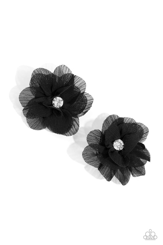 Perennial Palace - black - Paparazzi hair clip